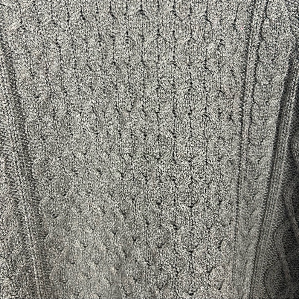 Nike Men's Swoosh Cable Knit Turtleneck Sweater Army Green sz S Athleisure - Picture 5 of 10